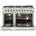 Forno Appliance Package - 48 Inch Gas Range, Dishwasher, 60 Inch Refrigerator, AP-FFSGS6244-48-5