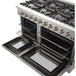 Forno Appliance Package - 48 Inch Gas Range, Wall Mount Range Hood, 60 Inch Refrigerator, AP-FFSGS6244-48-4