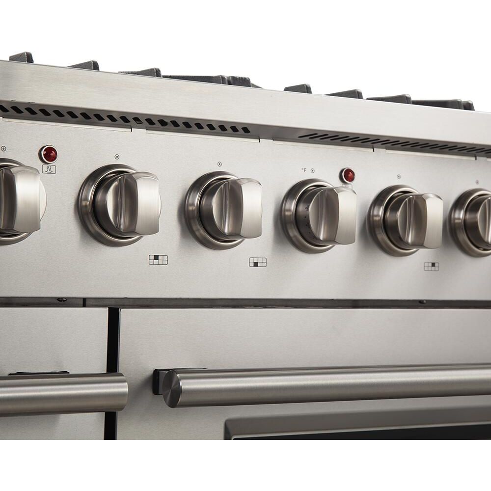 Forno 48 Inch Galiano Gas Range in Stainless Steel 8 Italian Burners, FFSGS6244-48 - ShopHubDepot