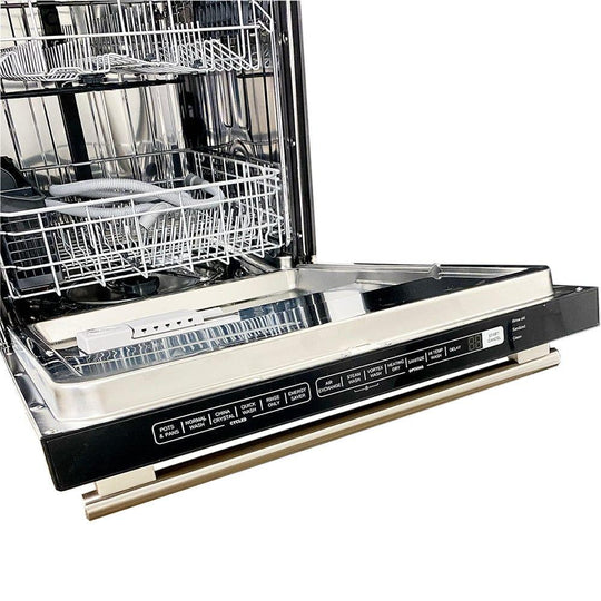 Forno Appliance Package - 48 Inch Gas Range, Wall Mount Range Hood, Refrigerator, Microwave Drawer, Dishwasher, AP-FFSGS6244-48-8 - ShopHubDepot