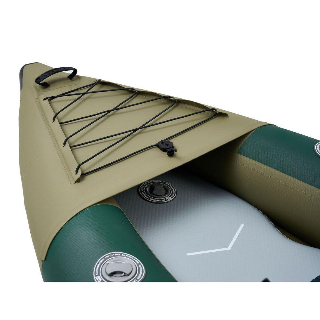 Aqua Marina 13’1 Caliber Angling Kayak 1/2-person. DWF Deck. Foldable fishing seat x1, Cup holder. (paddle excluded) - ShopHubDepot