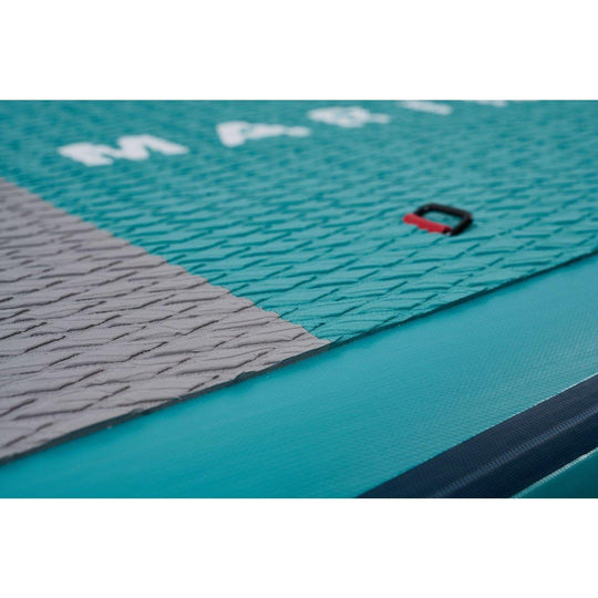 Aqua Marina 10’6″ Beast (Aqua Splash) - Advanced All-around iSUP, 3.2m/15cm, with carbon/fiberglass hybrid PASTEL paddle and coil leash - ShopHubDepot