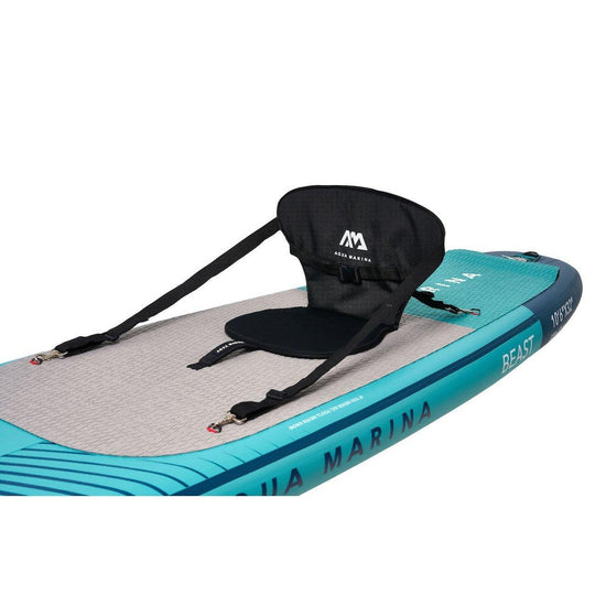 Aqua Marina 10’6″ Beast (Aqua Splash) - Advanced All-around iSUP, 3.2m/15cm, with carbon/fiberglass hybrid PASTEL paddle and coil leash - ShopHubDepot