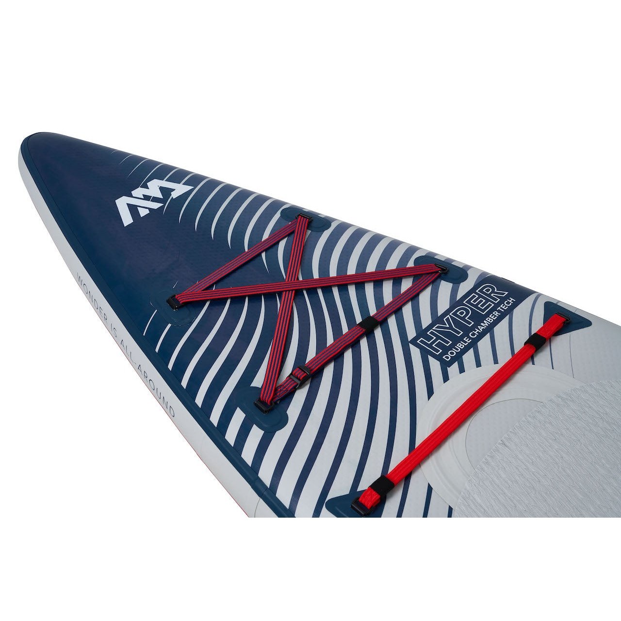 Aqua Marina 12′ 6″ Hyper Navy - Touring iSUP, 3.81m/15cm, with coil leash