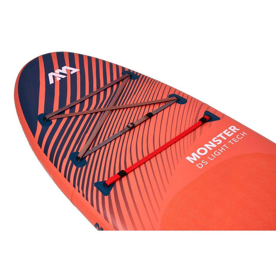Aqua Marina 12’0″ Monster (Sky Glider) - All-around iSUP, 3.66m/15cm, with aluminum SPORTS III paddle and safety leash - ShopHubDepot