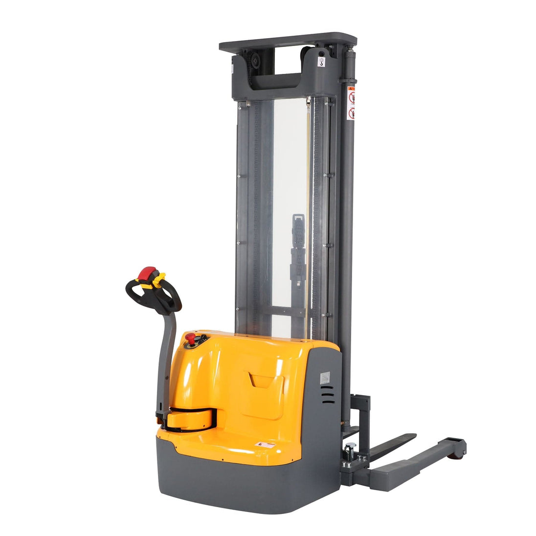 Apollolift Powered Forklift Full Electric Walkie Stacker 3300 lbs Cap. 177"Lifting A-3029 - ShopHubDepot