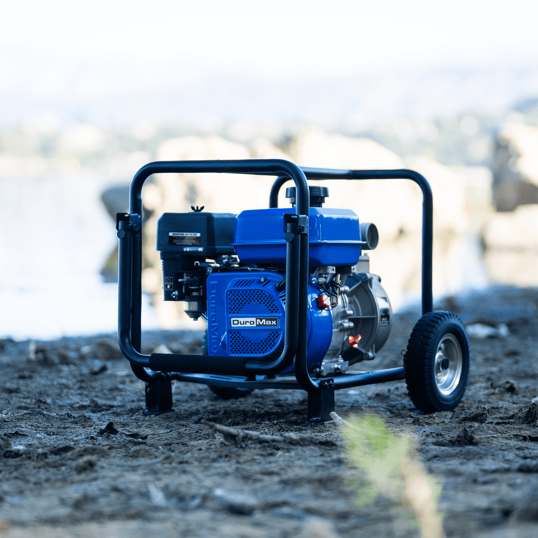 DuroMax XP20HPE 500cc 1-Inch Shaft Recoil/Electric Start Gasoline Engine - ShopHubDepot