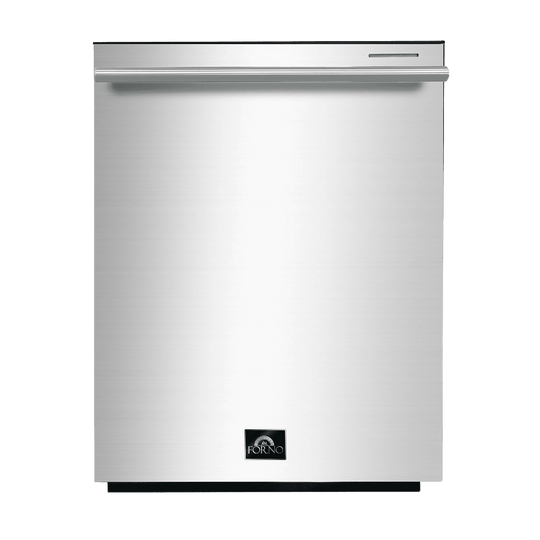 Forno Appliance Package - 36 Inch Dual Fuel Range, Wall Mount Range Hood, Refrigerator, Microwave Drawer, Dishwasher, AP-FFSGS6156-36-8 - ShopHubDepot