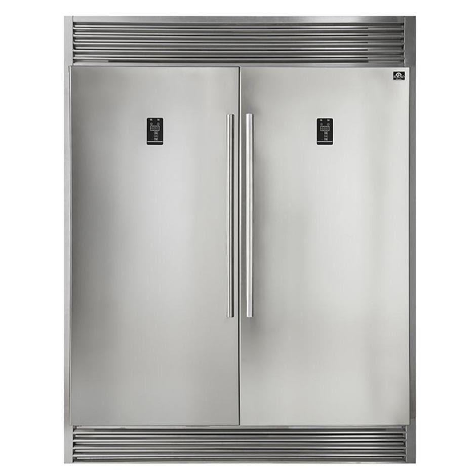 Forno Appliance Package - 48 Inch Dual Fuel Range, Dishwasher, 60 Inch Refrigerator, AP-FFSGS6156-48-5 - ShopHubDepot