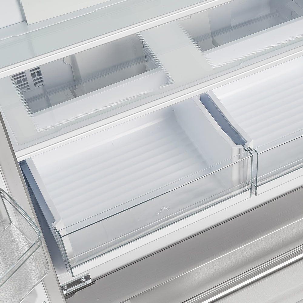 Forno 36 in. 19.3 cu.ft. French Door Refrigerator in Stainless Steel with Grill, FFRBI1820-40SG - ShopHubDepot