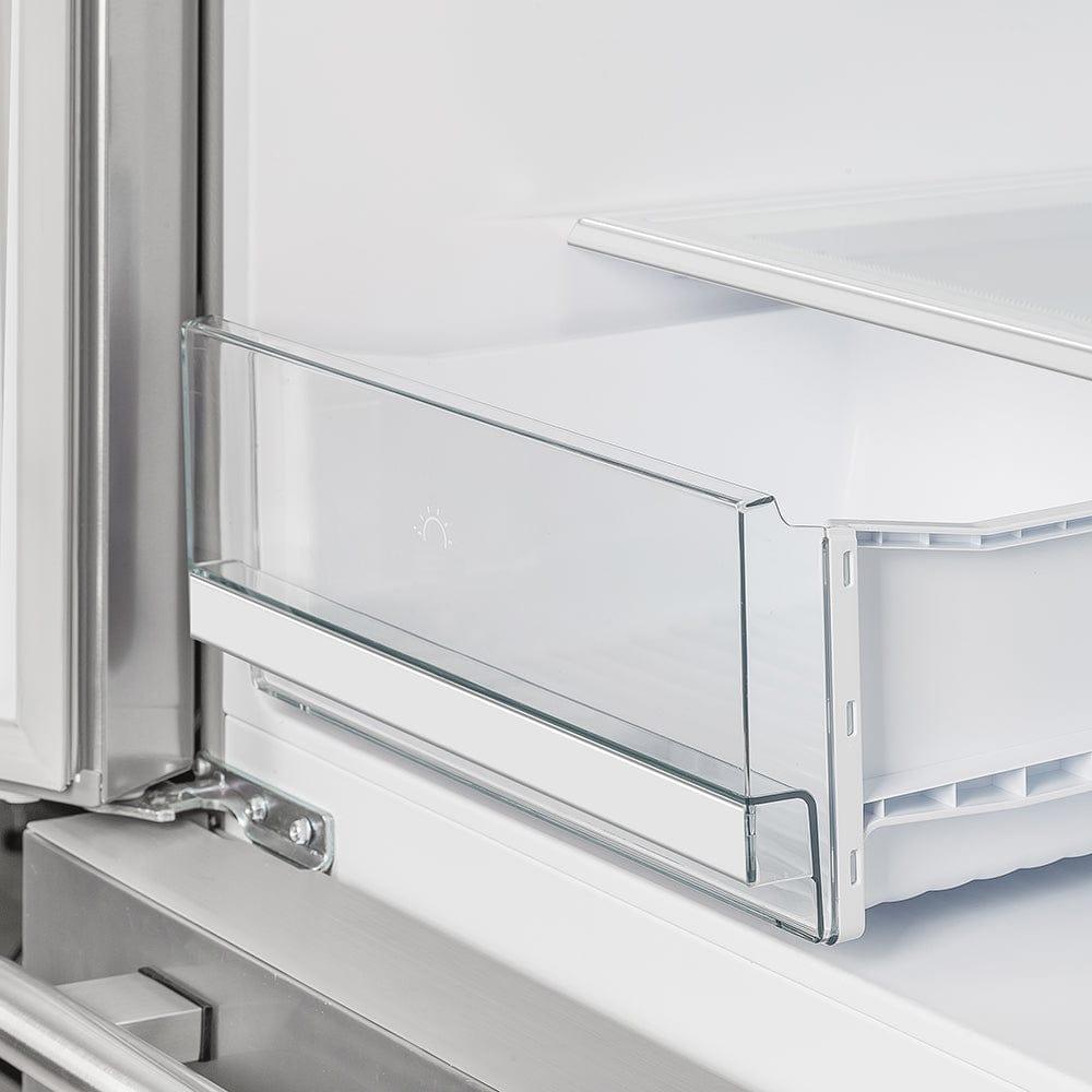 Forno 36 in. 19.3 cu.ft. French Door Refrigerator in Stainless Steel with Grill, FFRBI1820-40SG - ShopHubDepot