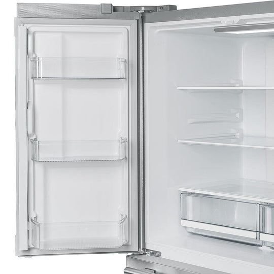 Forno 36 in. 19.3 cu.ft. French Door Refrigerator in Stainless Steel with Grill, FFRBI1820-40SG - ShopHubDepot