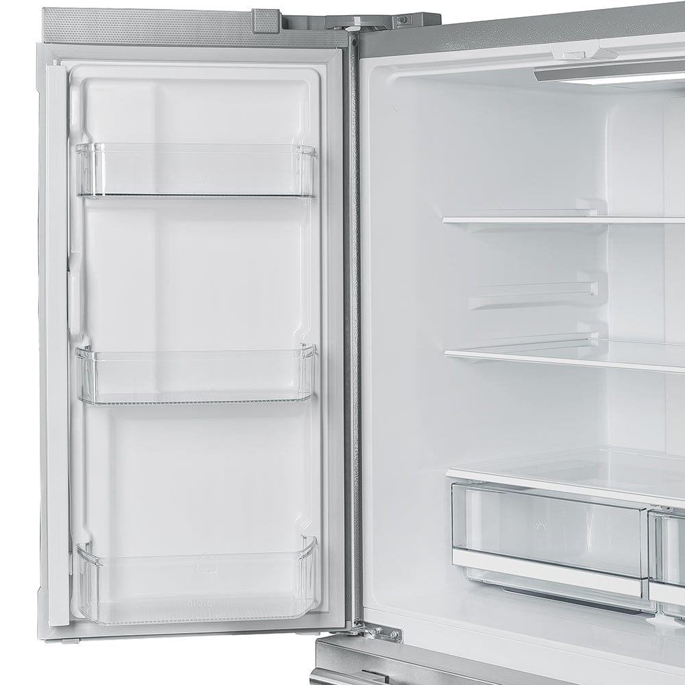 Forno 36 in. 19.3 cu.ft. French Door Refrigerator in Stainless Steel with Grill, FFRBI1820-40SG