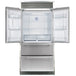 Forno 36 in. 19.3 cu.ft. French Door Refrigerator in Stainless Steel with Grill, FFRBI1820-40SG