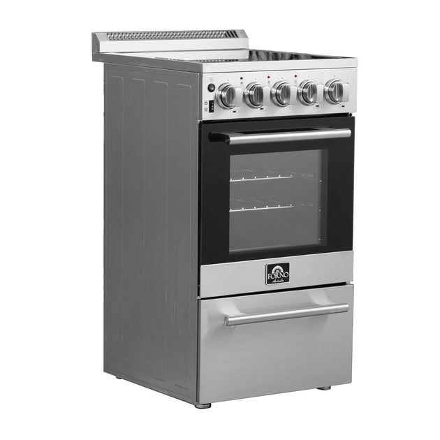 Forno 20″ Domiziano Electric Range • 4 Element Burners • FFSEL6052-20 - ShopHubDepot