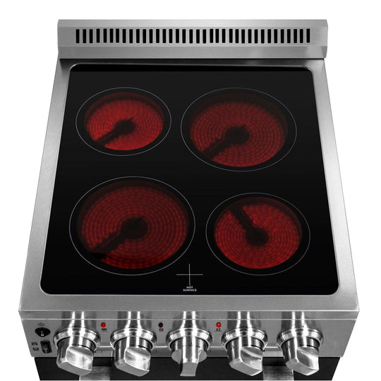 Forno 20″ Domiziano Electric Range • 4 Element Burners • FFSEL6052-20 - ShopHubDepot