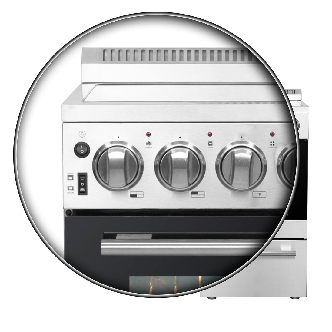 Forno 20″ Domiziano Electric Range • 4 Element Burners • FFSEL6052-20 - ShopHubDepot