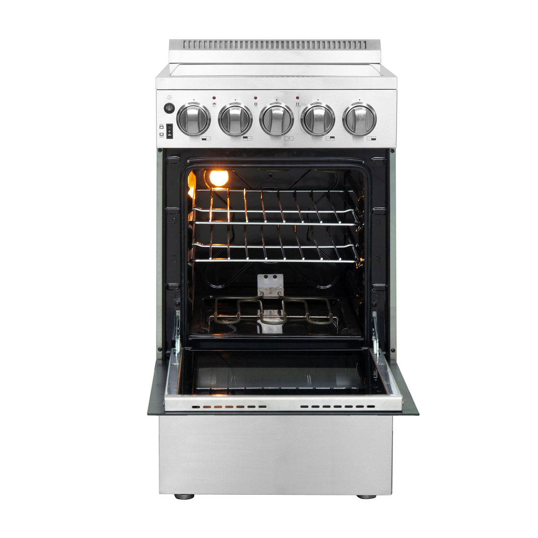 Forno 20″ Domiziano Electric Range • 4 Element Burners • FFSEL6052-20 - ShopHubDepot