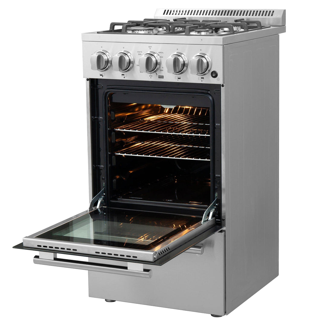 Forno 20″ Chioano Gas Range • 4 Sealed Burners • FFSGS6265-20 - ShopHubDepot