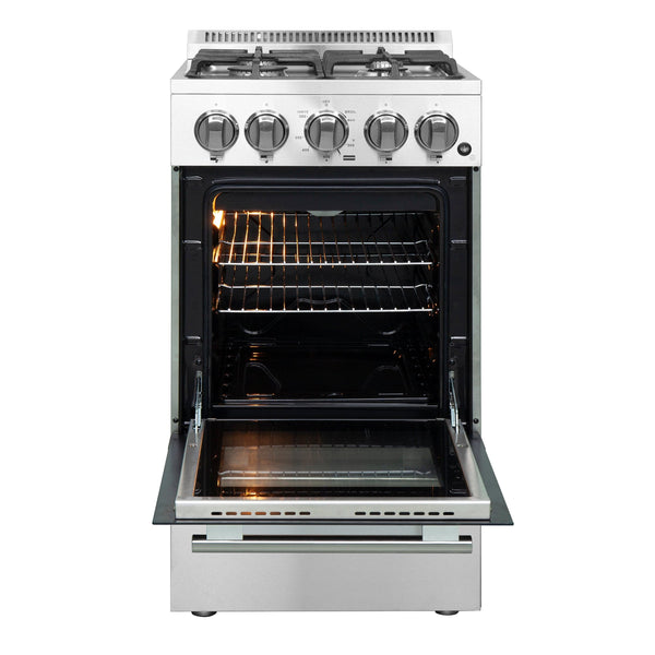 Forno 20″ Chioano Gas Range • 4 Sealed Burners • FFSGS6265-20