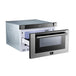 Forno Appliance Package - 30 Inch Gas Range, Wall Mount Range Hood, Microwave Drawer, AP-FFSGS6275-30-W-3