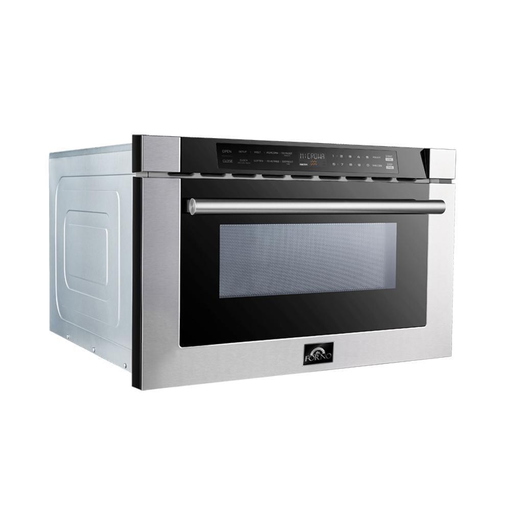 Forno Appliance Package - 48 Inch Dual Fuel Range, 60 Inch Refrigerator, Microwave Drawer, Dishwasher, AP-FFSGS6156-48-7 - ShopHubDepot