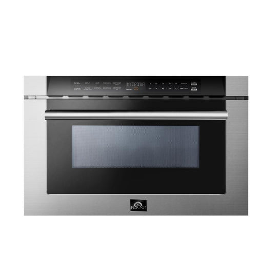 Forno Appliance Package - 48 Inch Dual Fuel Range, 60 Inch Refrigerator, Microwave Drawer, Dishwasher, AP-FFSGS6156-48-7 - ShopHubDepot