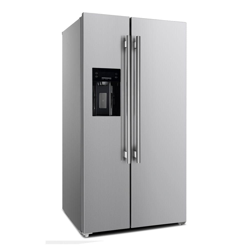 Forno 36 in. 20.0 cu. ft. Side by Side Refrigerator with Ice Maker, FFRBI1844-36SB - ShopHubDepot