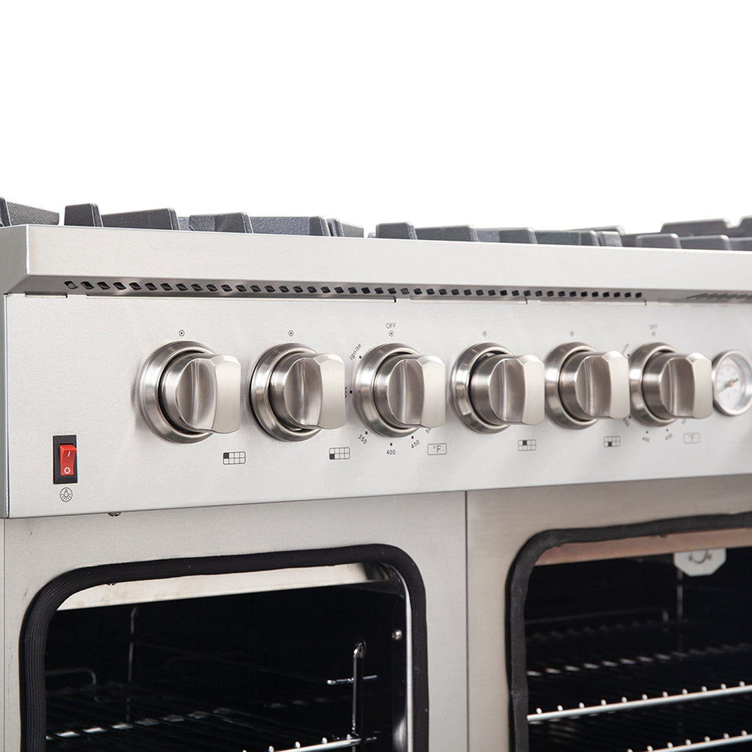 Forno 48 In. Freestanding 6.58 cu. ft. Gas Range with Airfryer in Stainless Steel, FFSGS6291-48