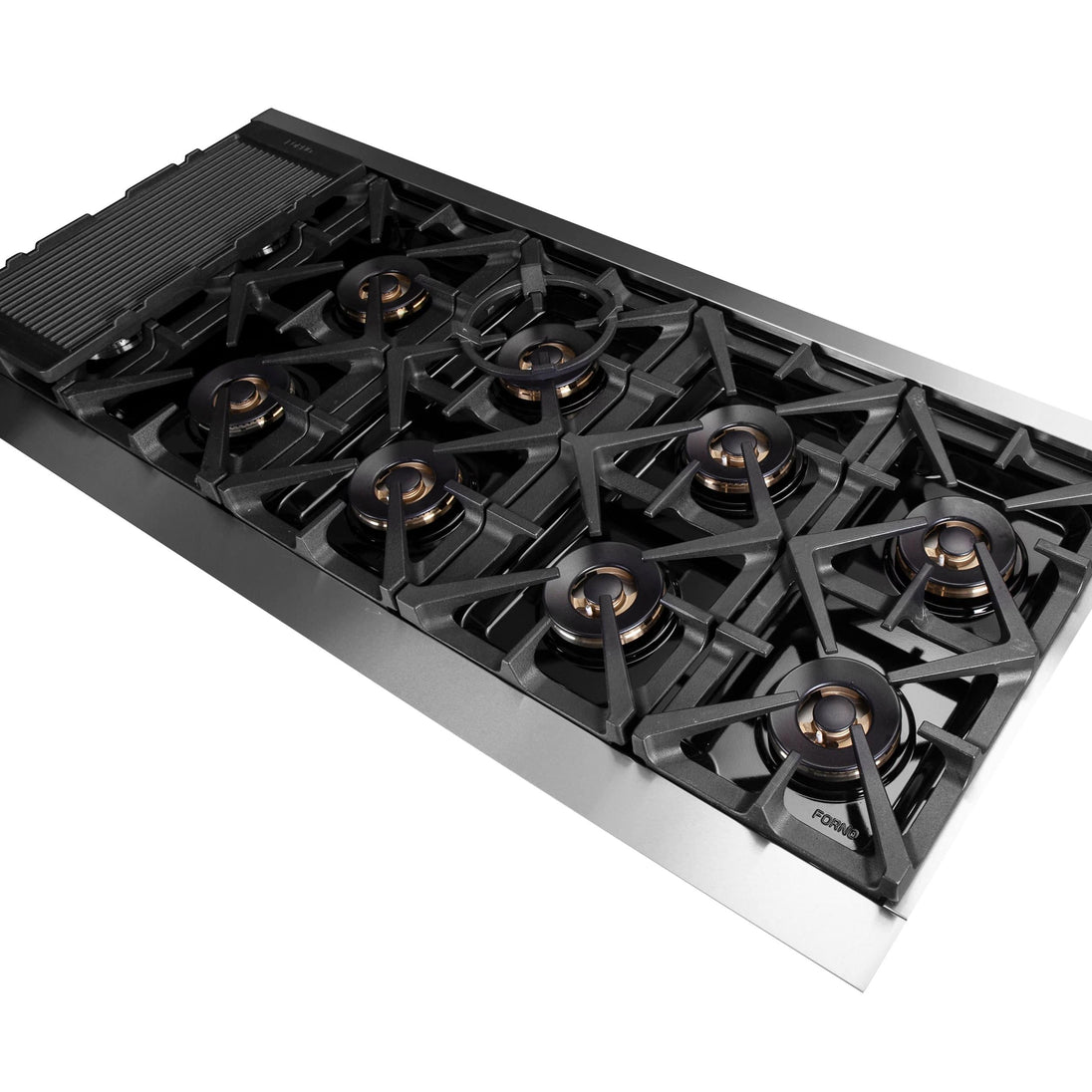 Forno 60 Inch Titanium Pro Series Capriasca Freestanding Dual Fuel Range, FFSGS6187-60 - ShopHubDepot