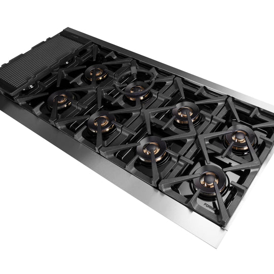 Forno 60 Inch Titanium Pro Series Capriasca Freestanding Dual Fuel Range, FFSGS6187-60 - ShopHubDepot