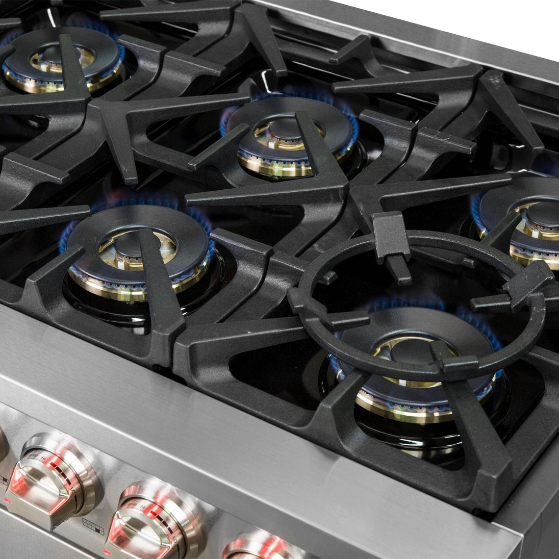 Forno 60 Inch Titanium Pro Series Capriasca Freestanding Gas Range, FFSGS6260-60 - ShopHubDepot