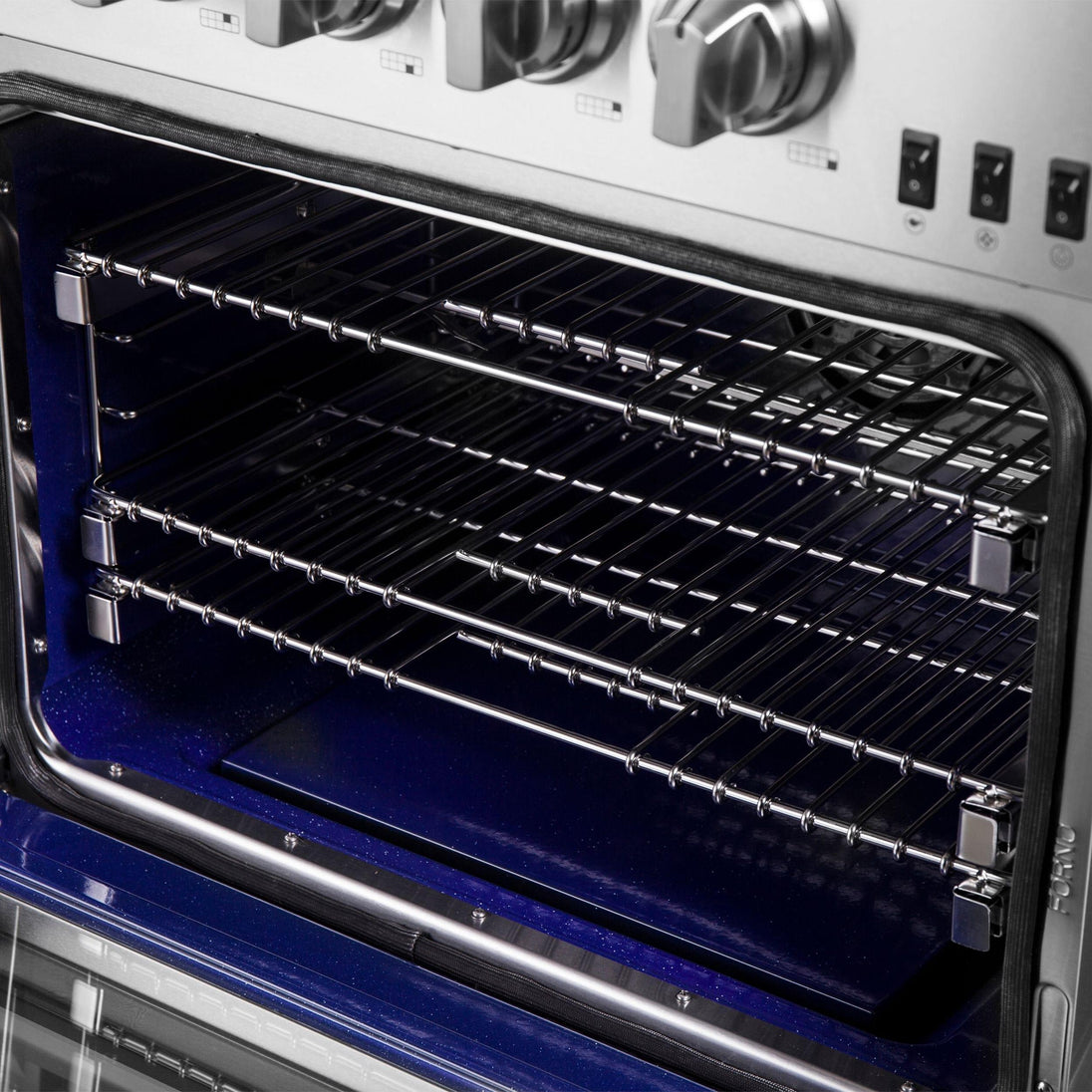 Forno 60 Inch Titanium Pro Series Capriasca Freestanding Gas Range, FFSGS6260-60 - ShopHubDepot