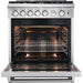 Forno Appliance Package - 30 Inch Gas Range, Wall Mount Range Hood, Microwave Drawer, Dishwasher, AP-FFSGS6275-30-W-6