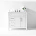 Ancerre Aspen Bathroom Vanity with Sink and Carrara White Marble Top Cabinet Set - VTS-ASPEN-36-W-CW - ShopHubDepot