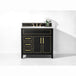 Ancerre Aspen Bathroom Vanity with Sink and Carrara White Marble Top Cabinet Set - VTS-ASPEN-36-W-CW - ShopHubDepot