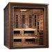 Golden Designs Karlstad 6 Person Outdoor-Indoor PureTech™ Hybrid Full Spectrum Sauna - Canadian Red Cedar Interior - GDI-8226-01