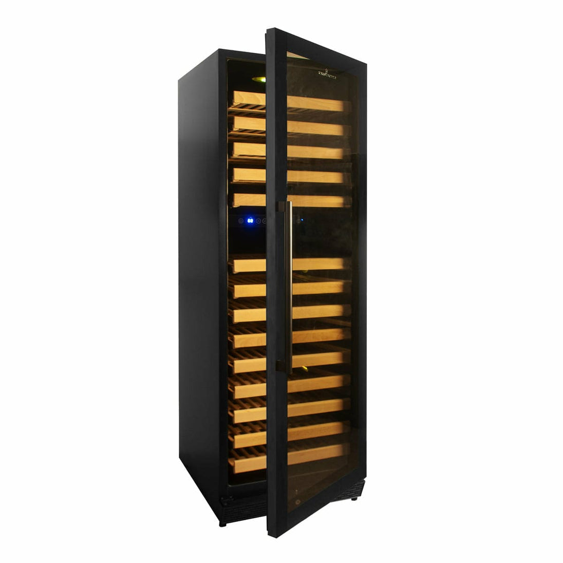 Kings Bottle 164 Bottle Large Wine Refrigerator With Glass Door - KBU170DX - ShopHubDepot