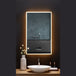 Ancerre Immersion LED Lighted Bathroom Vanity Mirror with Bluetooth, Defogger, and Digital Display - LEDM-IMMERSION-24 - ShopHubDepot