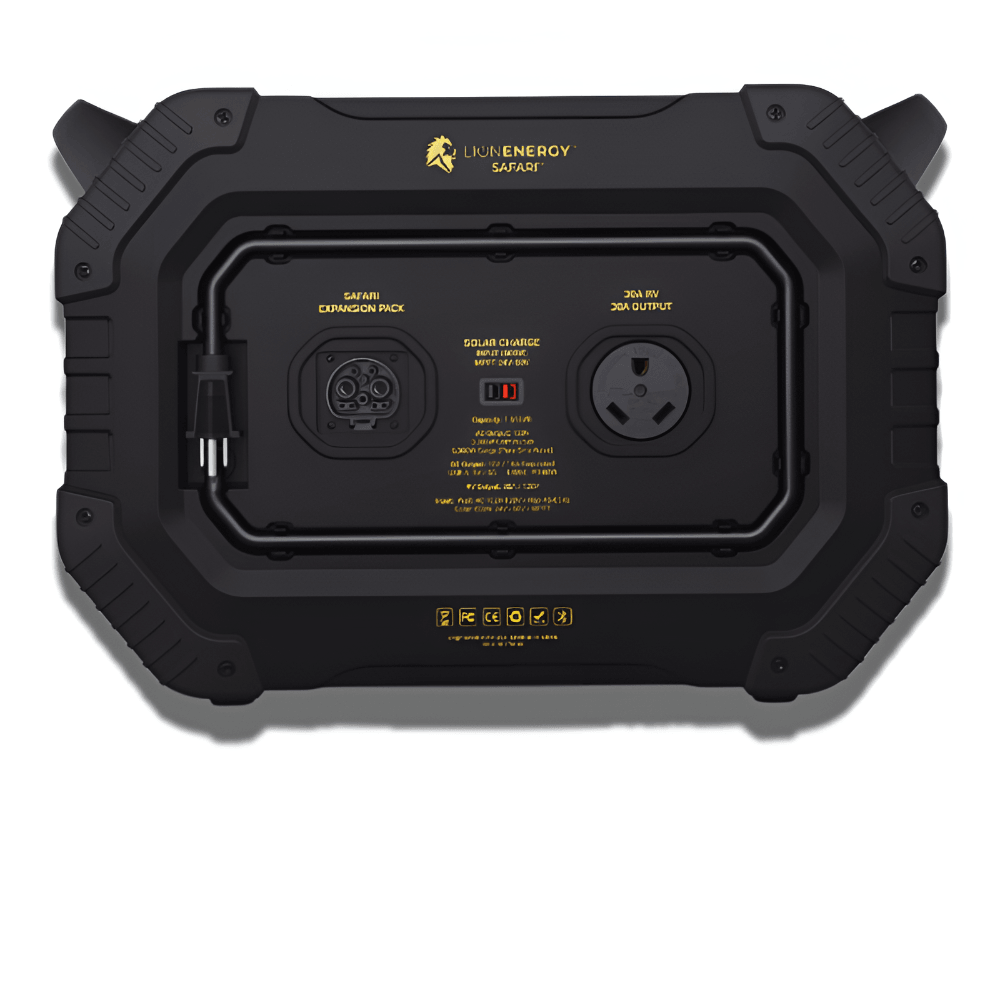 Lion Energy Safari Power Generator - 3,000W, 1612Wh LiFePO4 - ShopHubDepot