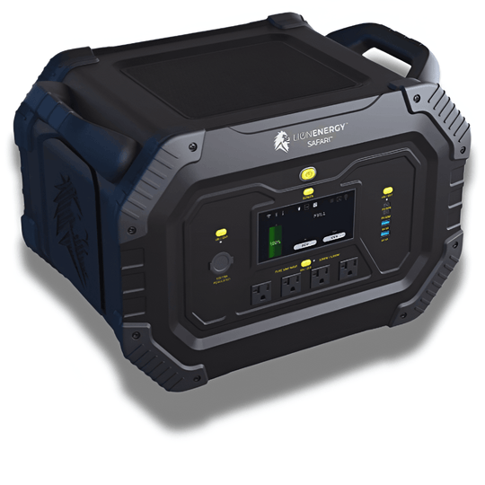 Lion Energy Safari Power Generator - 3,000W, 1612Wh LiFePO4 - ShopHubDepot
