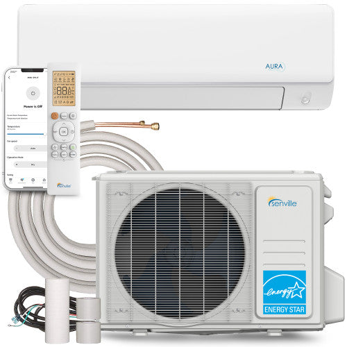 Senville AURA 18000 BTU Mini Split Air Conditioner and Heat Pump - SENA/18HF