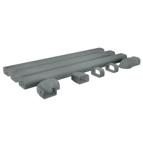 MRCOOL LineGuard 4.5-Inch 16-Piece Complete Line Set Cover Kit for Ductless Mini-Split or Central System (MLG450) - ShopHubDepot