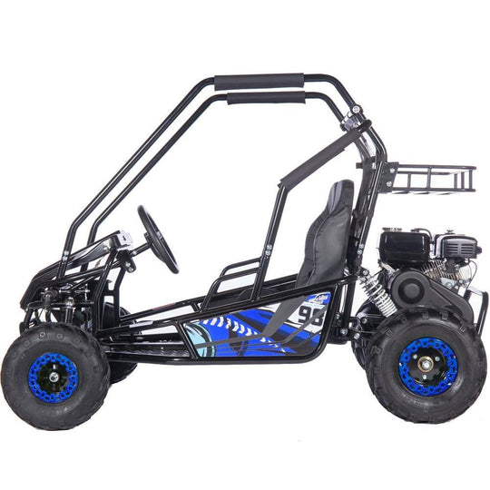 MotoTec Mud Monster XL 212cc 2 Seat Go Kart Full Suspension Blue - MT-GK-Mud-XL-212cc_Blue - ShopHubDepot