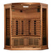 Maxxus 3-Person Corner Full Spectrum  Near Zero EMF (Under 2MG) Infrared Sauna (Red Cedar) - MX‐M356‐01‐FS CED - ShopHubDepot