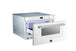 Forno Espresso Capoliveri 24-Inch Microwave Drawer in White with Stainless Steel Handle (FMWDR3000-24WHT) - ShopHubDepot