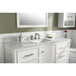 Legion Furniture WLF2160S-W 60 Inch White Finish Single Sink Vanity Cabinet with Carrara White Top - ShopHubDepot