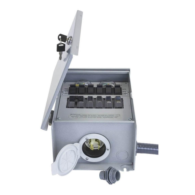 Reliance R206A 120/240-Volt 20-Amp 6-Circuit Pro/Tran Outdoor Transfer Switch - ShopHubDepot