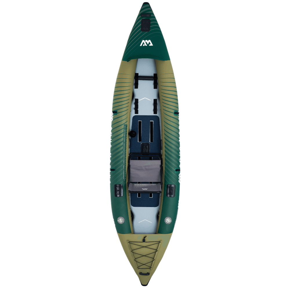 Aqua Marina 13’1 Caliber Angling Kayak 1/2-person. DWF Deck. Foldable fishing seat x1, Cup holder. (paddle excluded) - ShopHubDepot