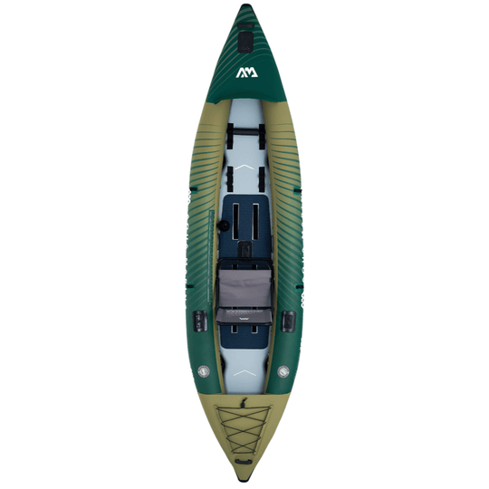 Aqua Marina 13’1 Caliber Angling Kayak 1/2-person. DWF Deck. Foldable fishing seat x1, Cup holder. paddle excluded